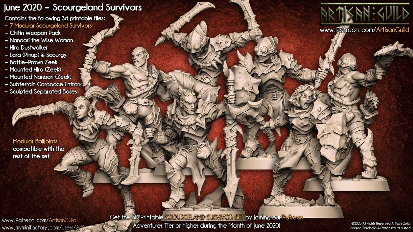 Scourgeland Survivors (7 Variants Available) - Artisan Guild