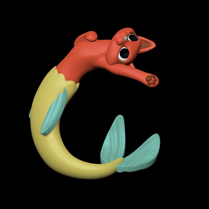 Mer-Cats - Purrmaids Set 2 (3 Variants Available) - Kawna Minis