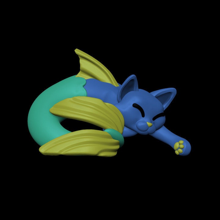 Mer-Cats - Purrmaids Set 2 (3 Variants Available) - Kawna Minis
