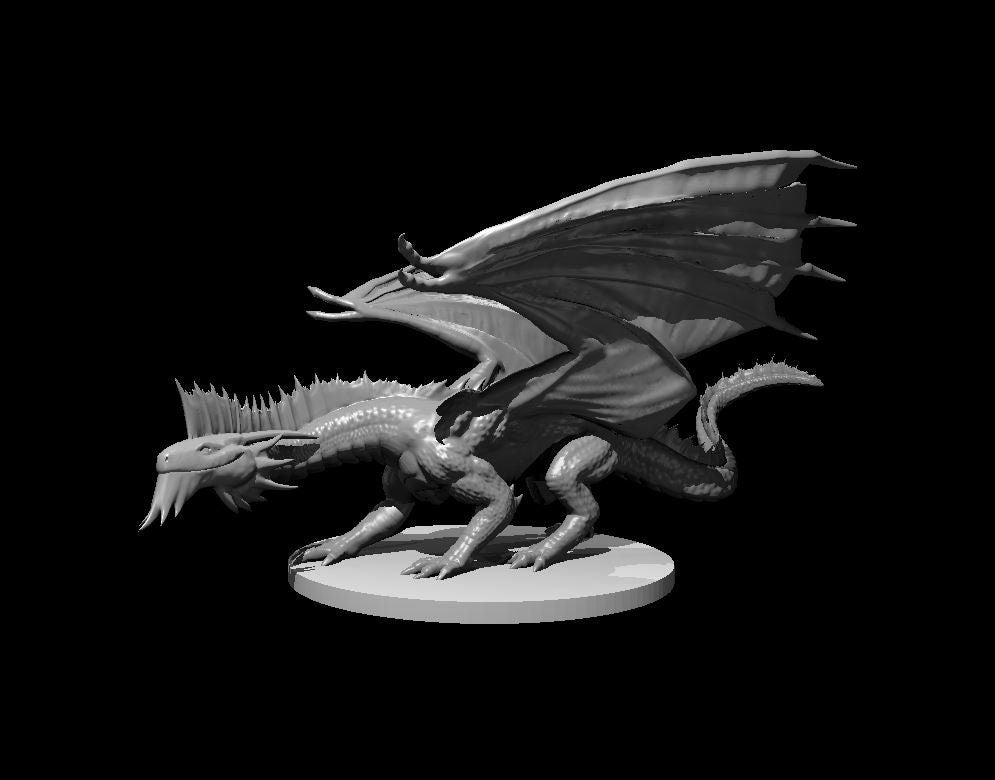 Silver Dragon (Various Ages and Poses) - MZ4250