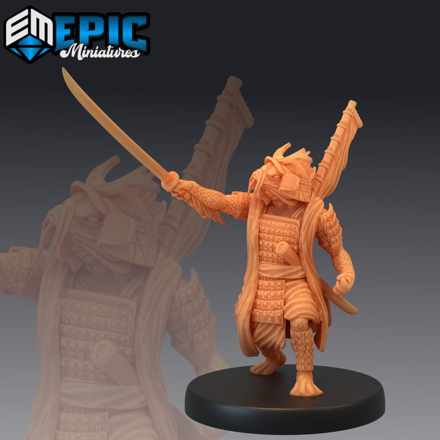 Fish Folk Koi Tribe - Set 1 (4 Variants) - Epic Miniatures