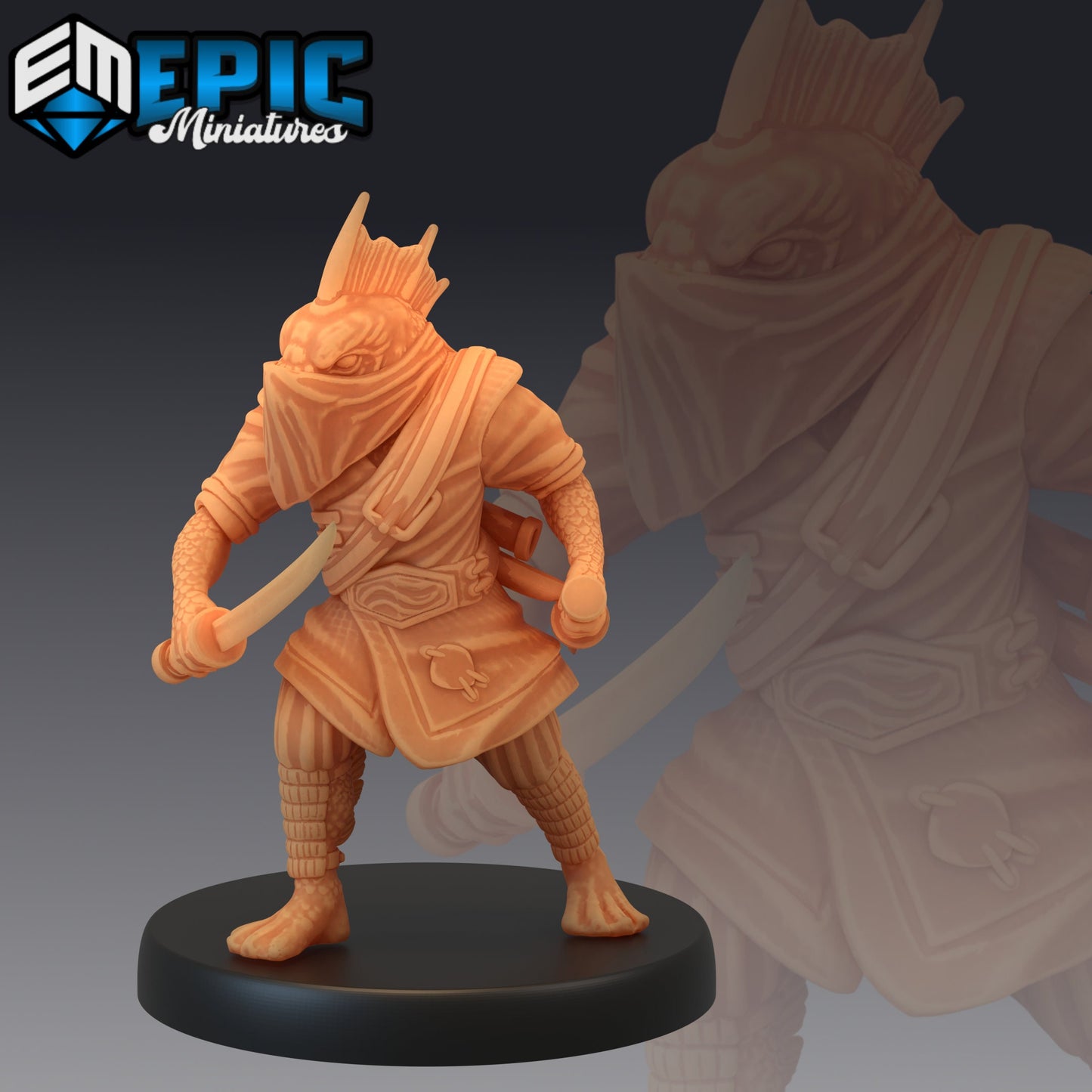 Fish Folk Koi Tribe - Set 1 (4 Variants) - Epic Miniatures