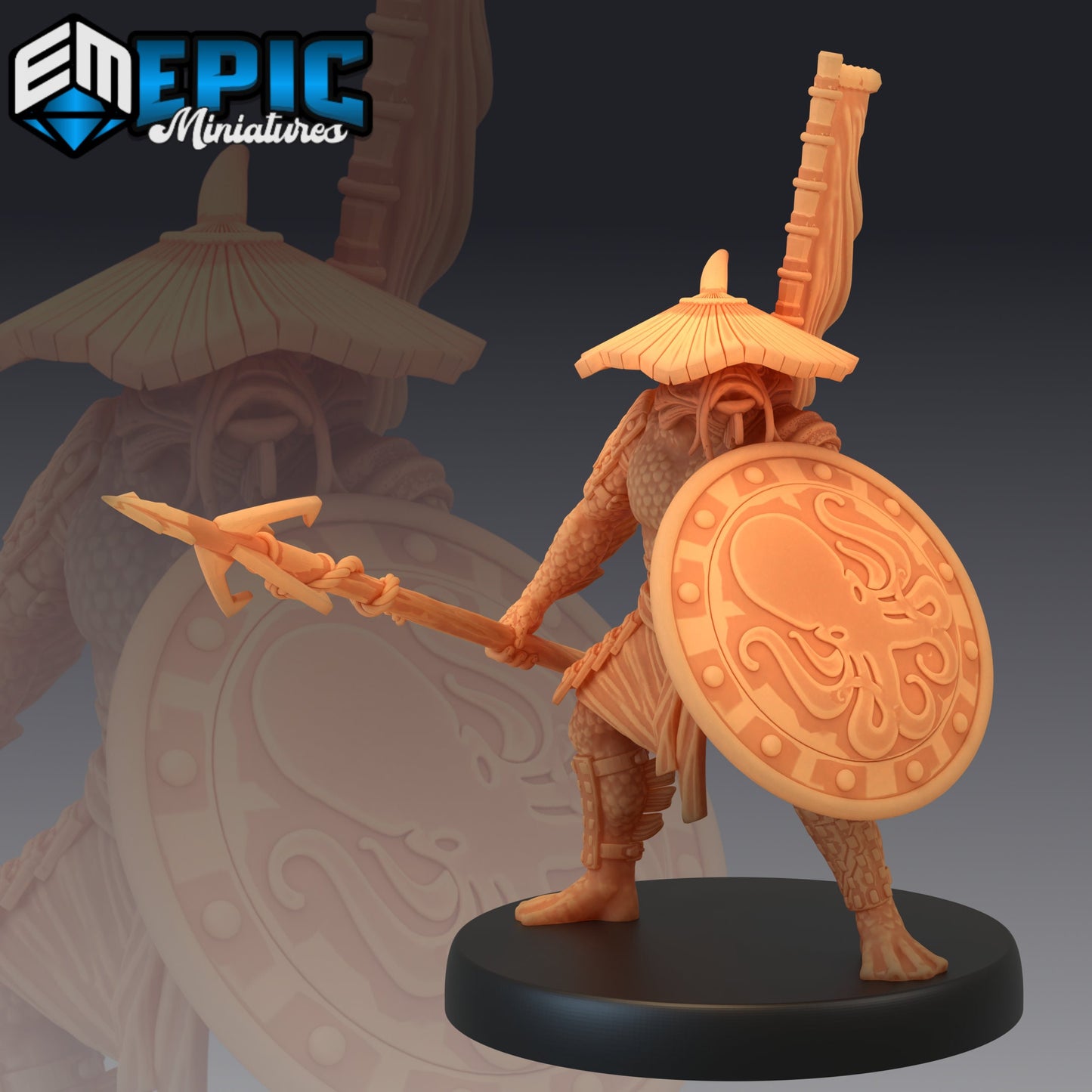 Fish Folk Koi Tribe - Set 1 (4 Variants) - Epic Miniatures