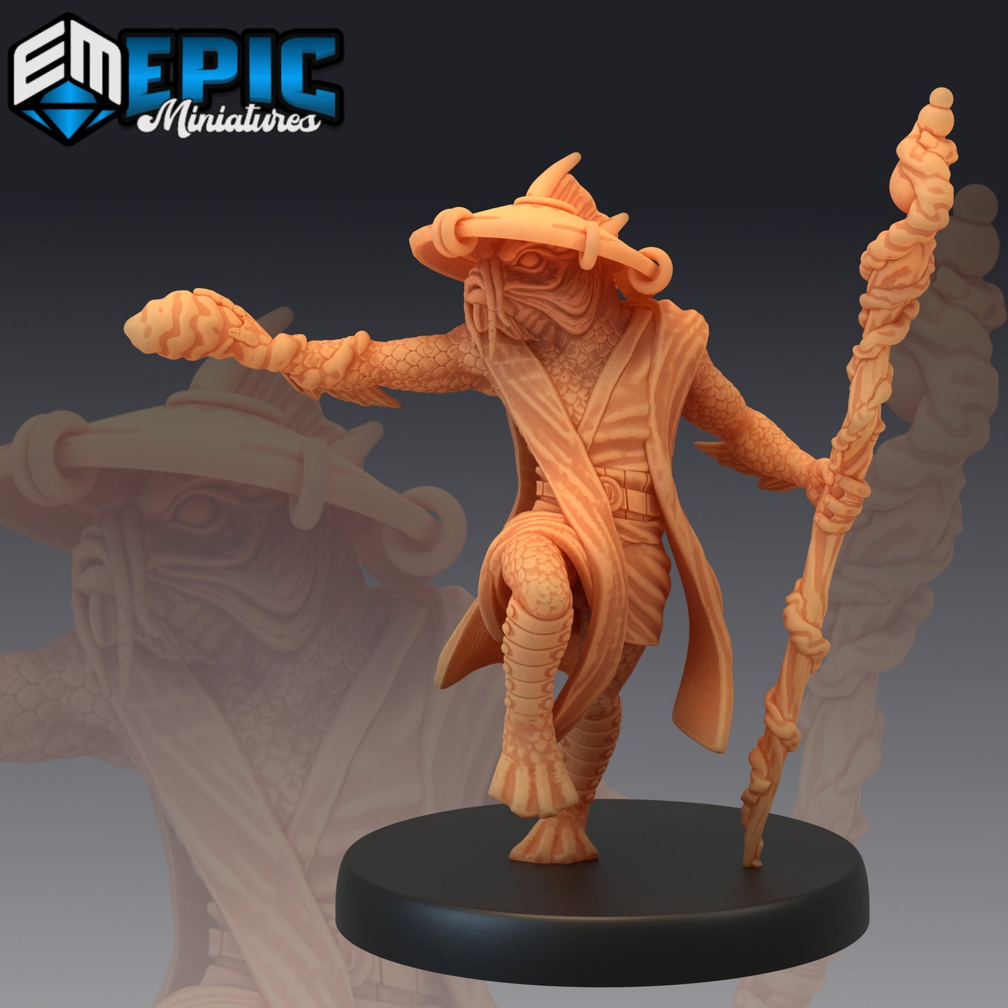 Fish Folk Koi Tribe - Set 1 (4 Variants) - Epic Miniatures