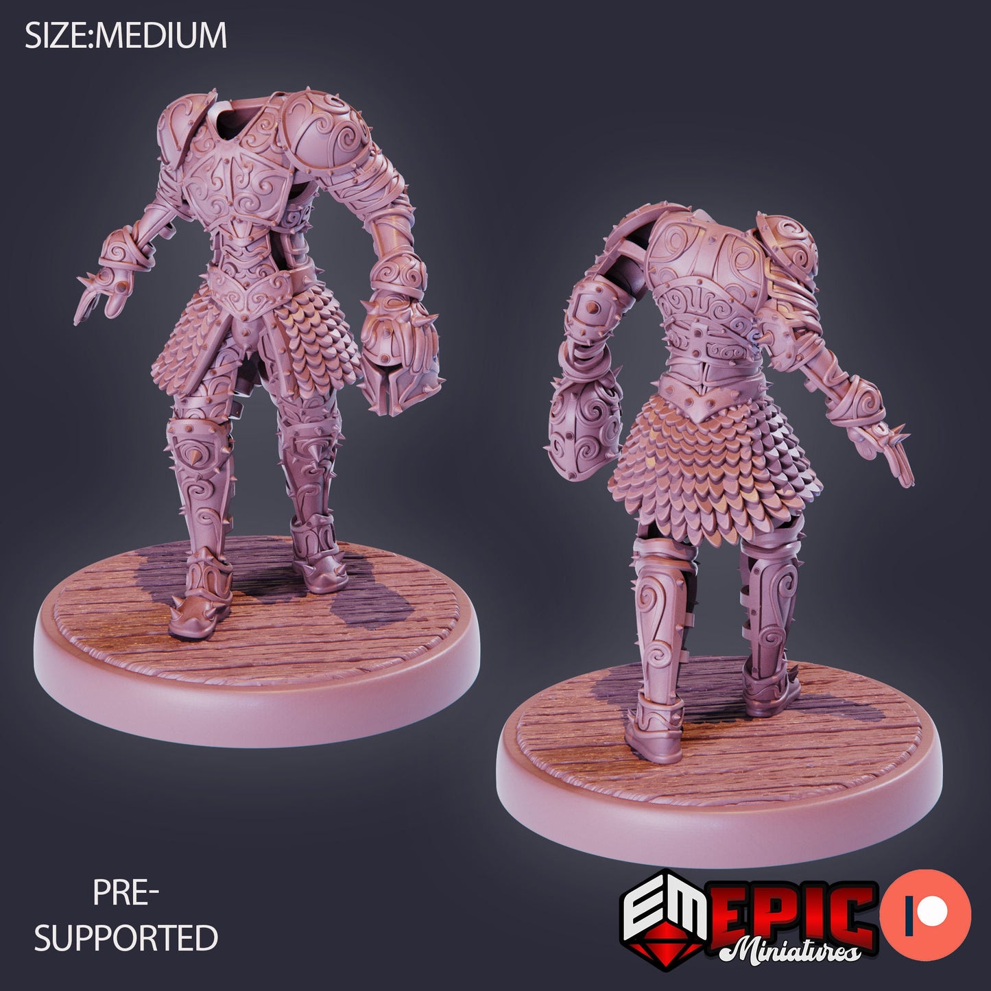 Animated Armor (4 Variants) - Epic Miniatures