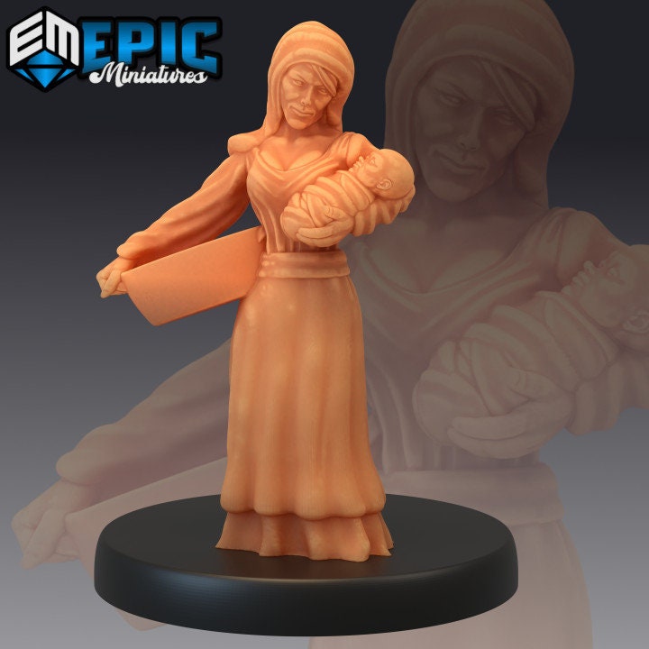 Villager Collection Part 1 (9 Variants Available) - Epic Miniatures