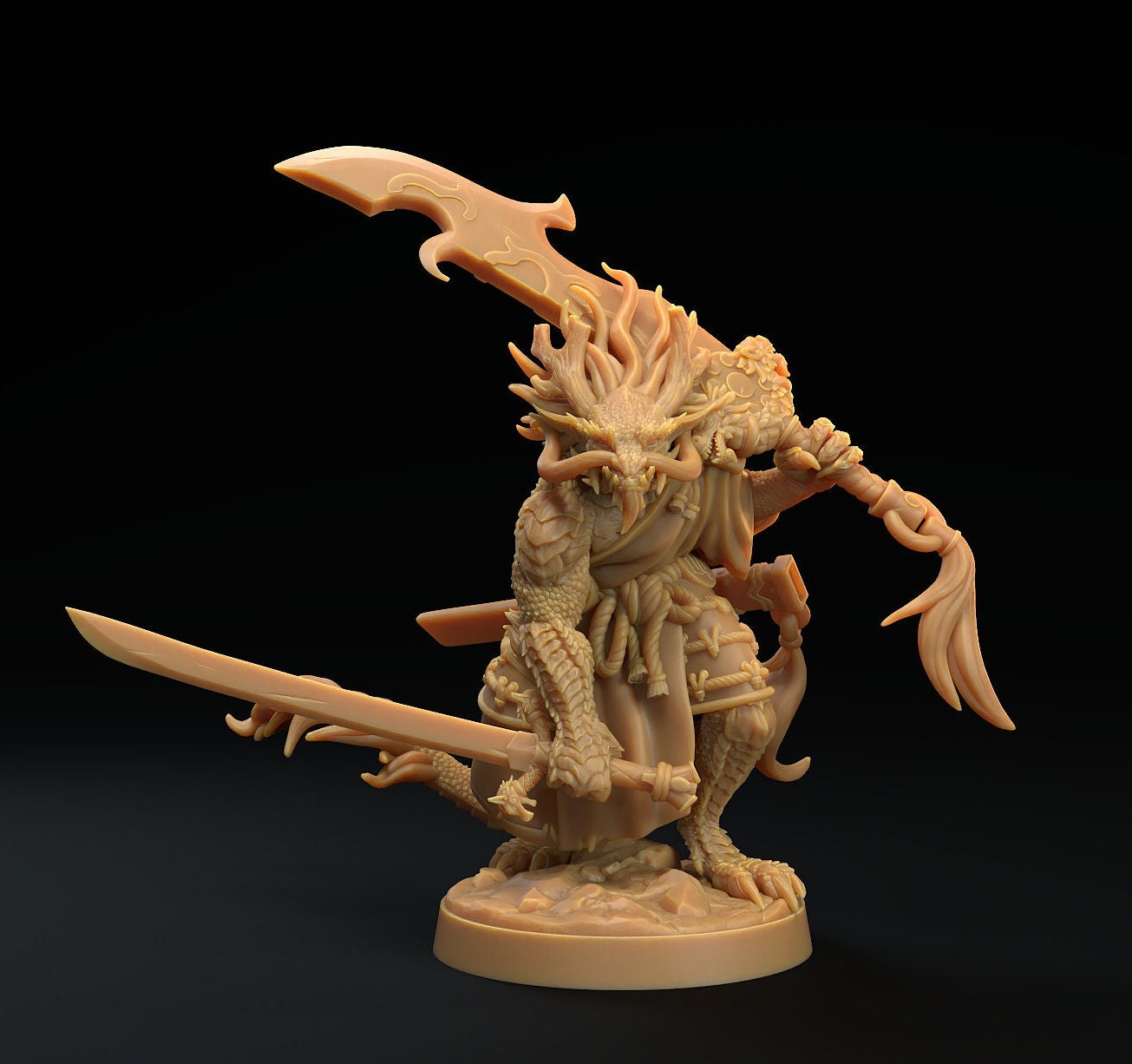 Asian Dragonborn (3 Variants Available) - Dragon Trapper's Lodge