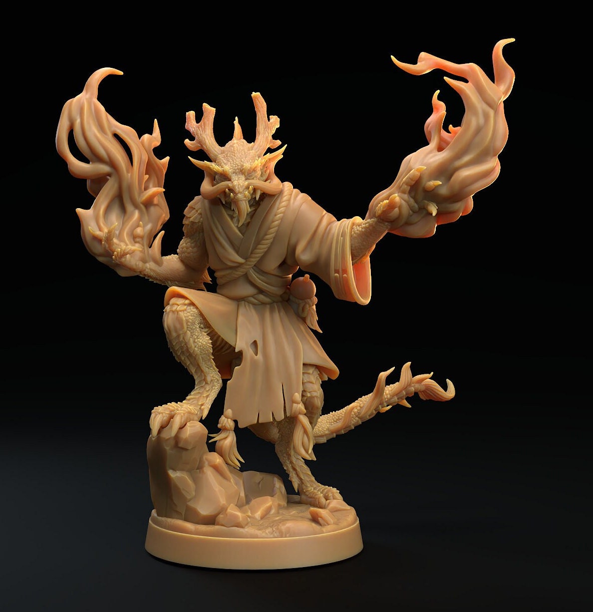 Asian Dragonborn (3 Variants Available) - Dragon Trapper's Lodge