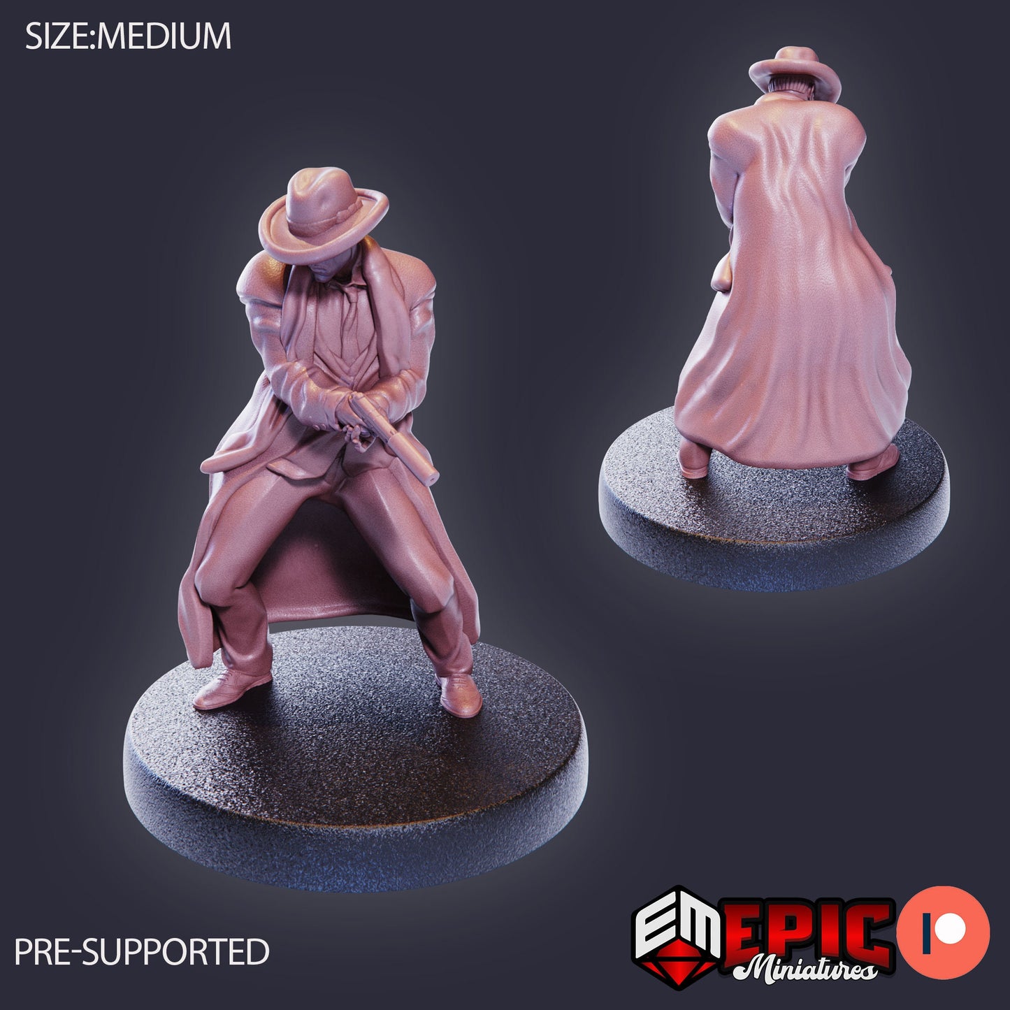Detective Jack Zeal (3 Variants Available) - Epic Miniatures