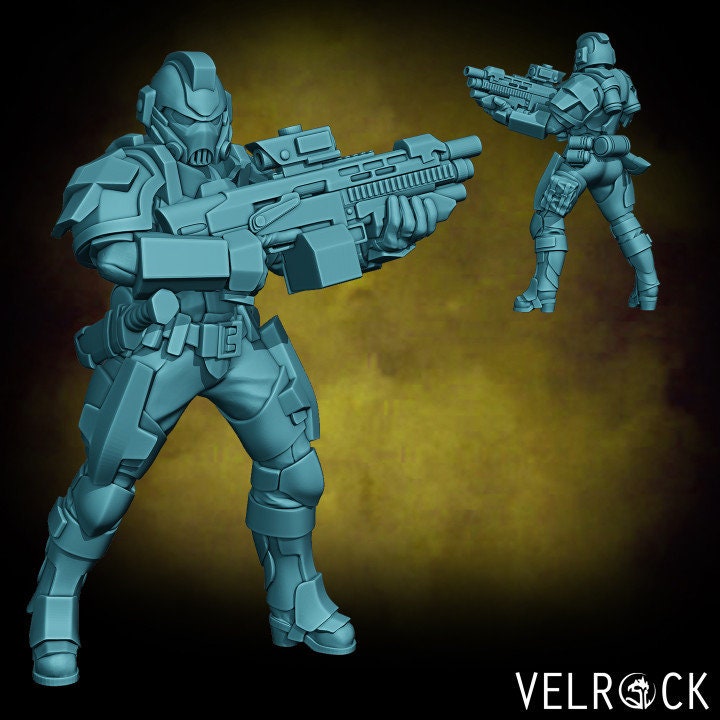 Tempest Guard Knight - Female (5 Variants Available) - Velrock