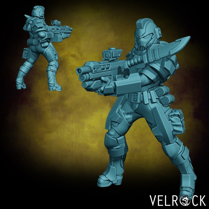 Tempest Guard Knight - Female (5 Variants Available) - Velrock
