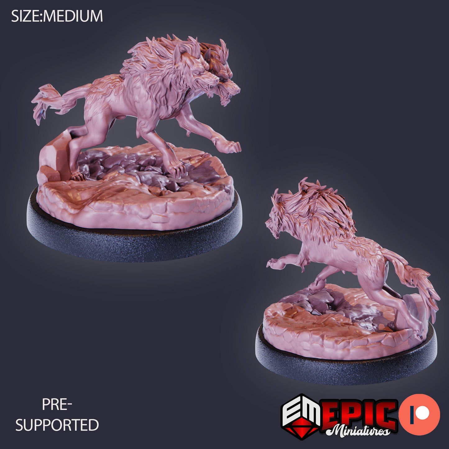 Death Dogs (3 Variants) - Epic Miniatures