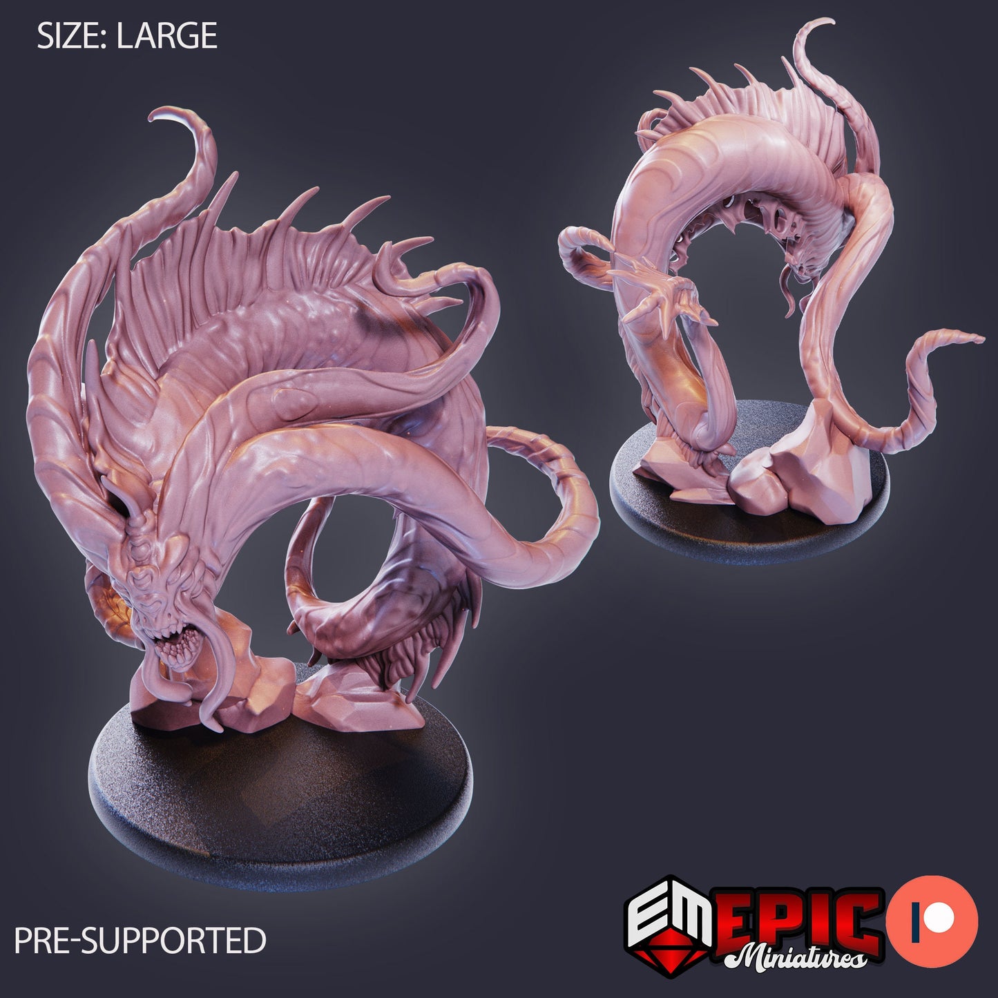 Swamp Aboleth (3 Variants Available) - Epic Miniatures