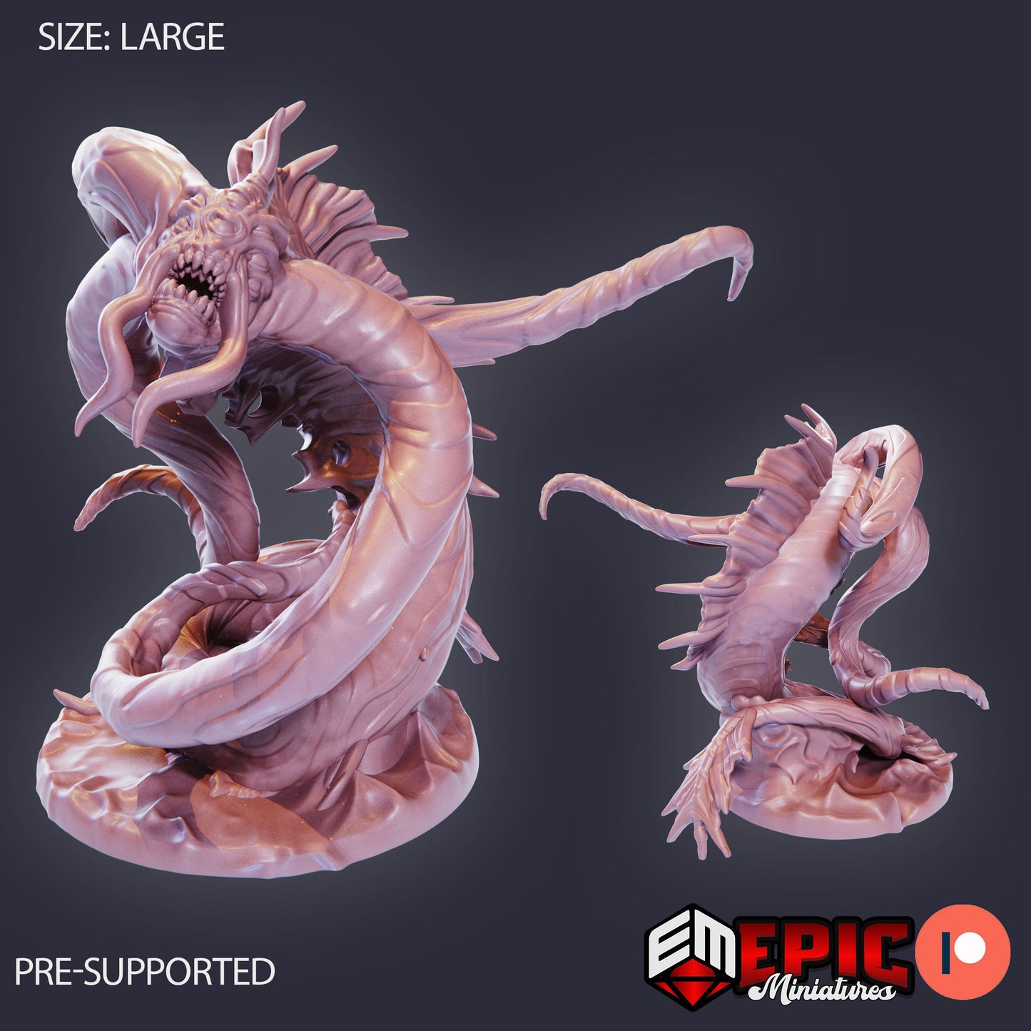 Swamp Aboleth (3 Variants Available) - Epic Miniatures