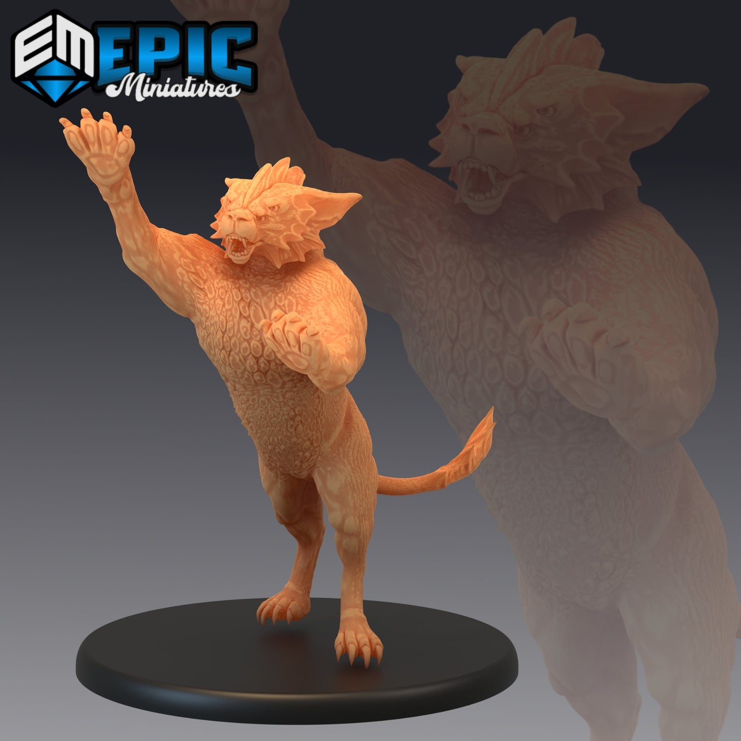 Aquatic Tiger (3 Variants Available) - Epic Miniatures