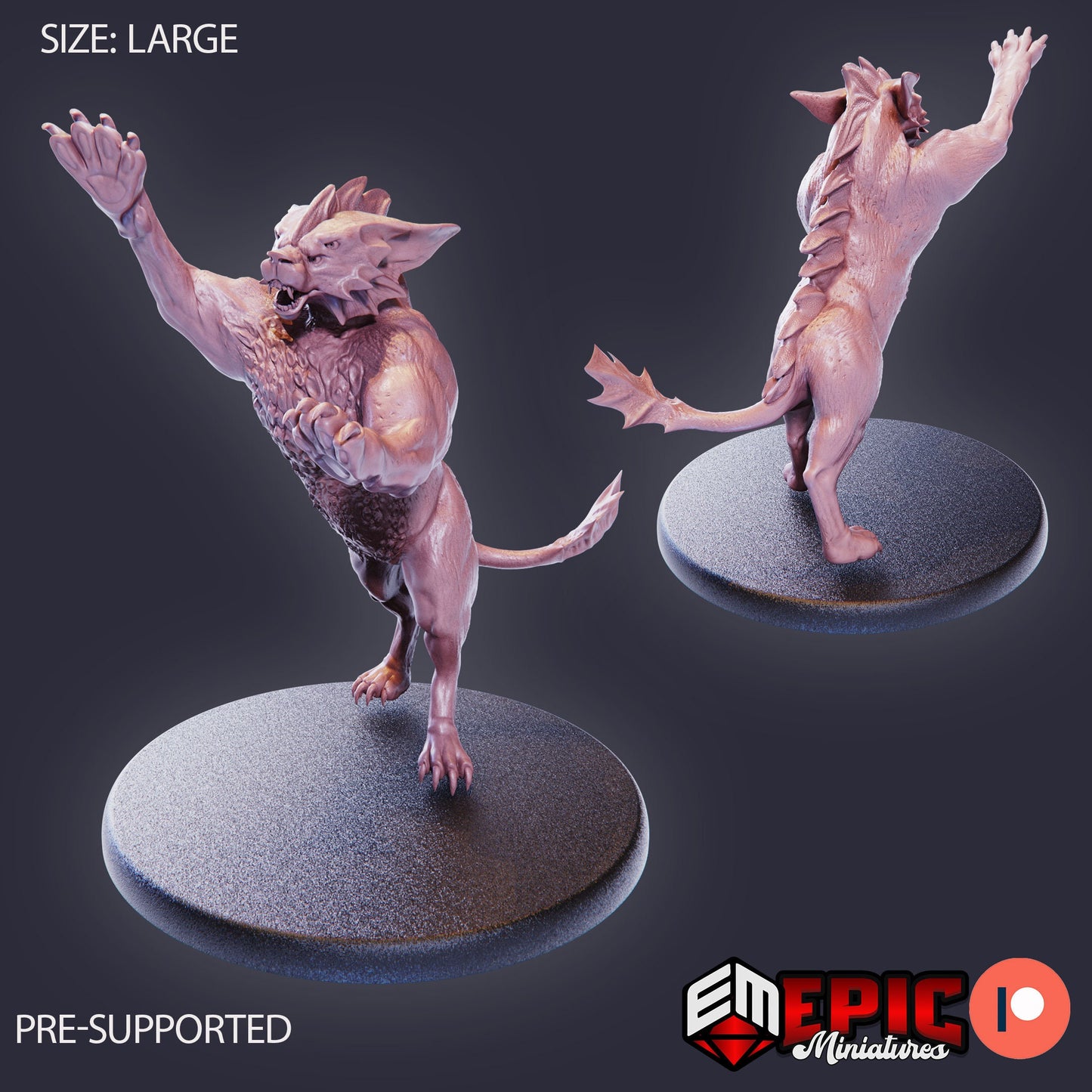 Aquatic Tiger (3 Variants Available) - Epic Miniatures