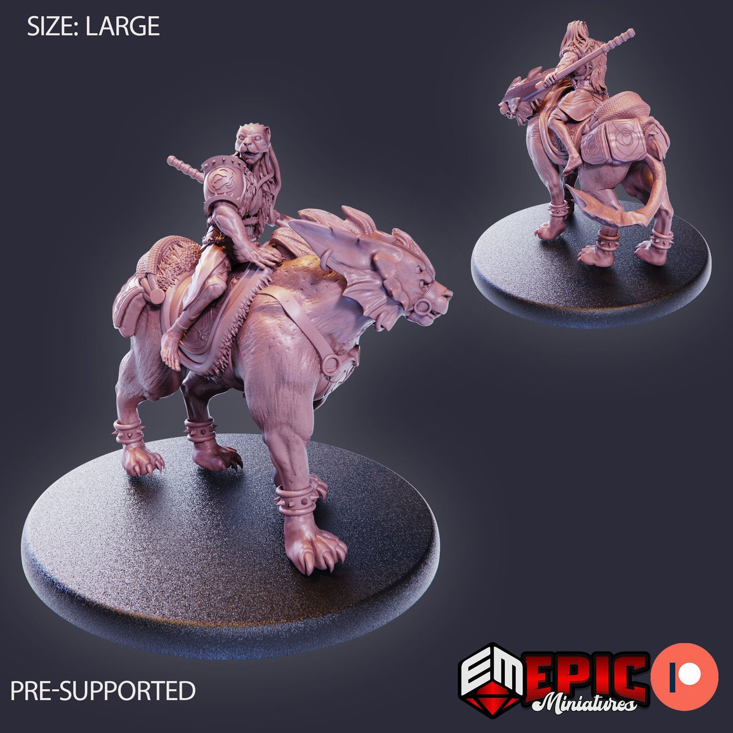 Masked Hunter (5 Variants Available) - Epic Miniatures