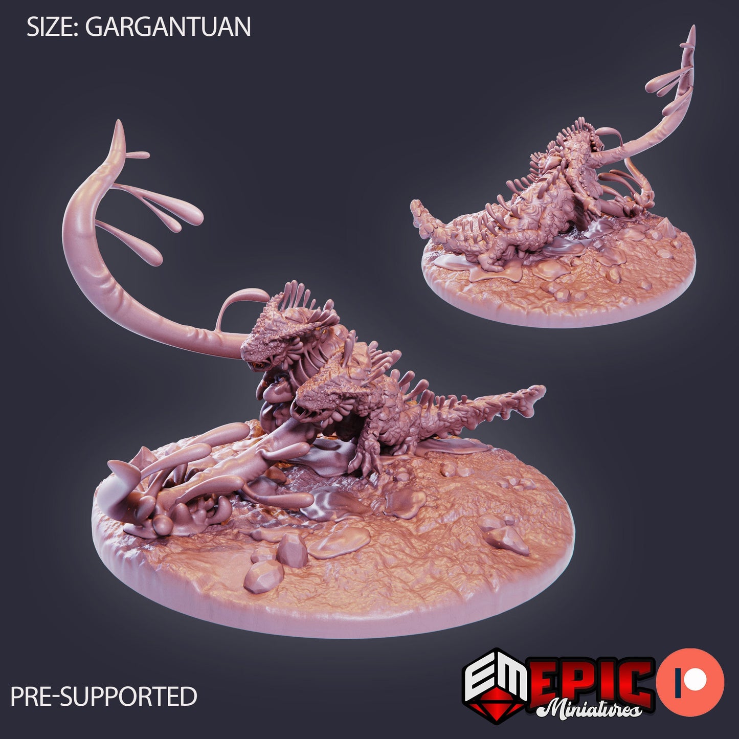 Ooze Beast (6 Variants Available) - Epic Miniatures