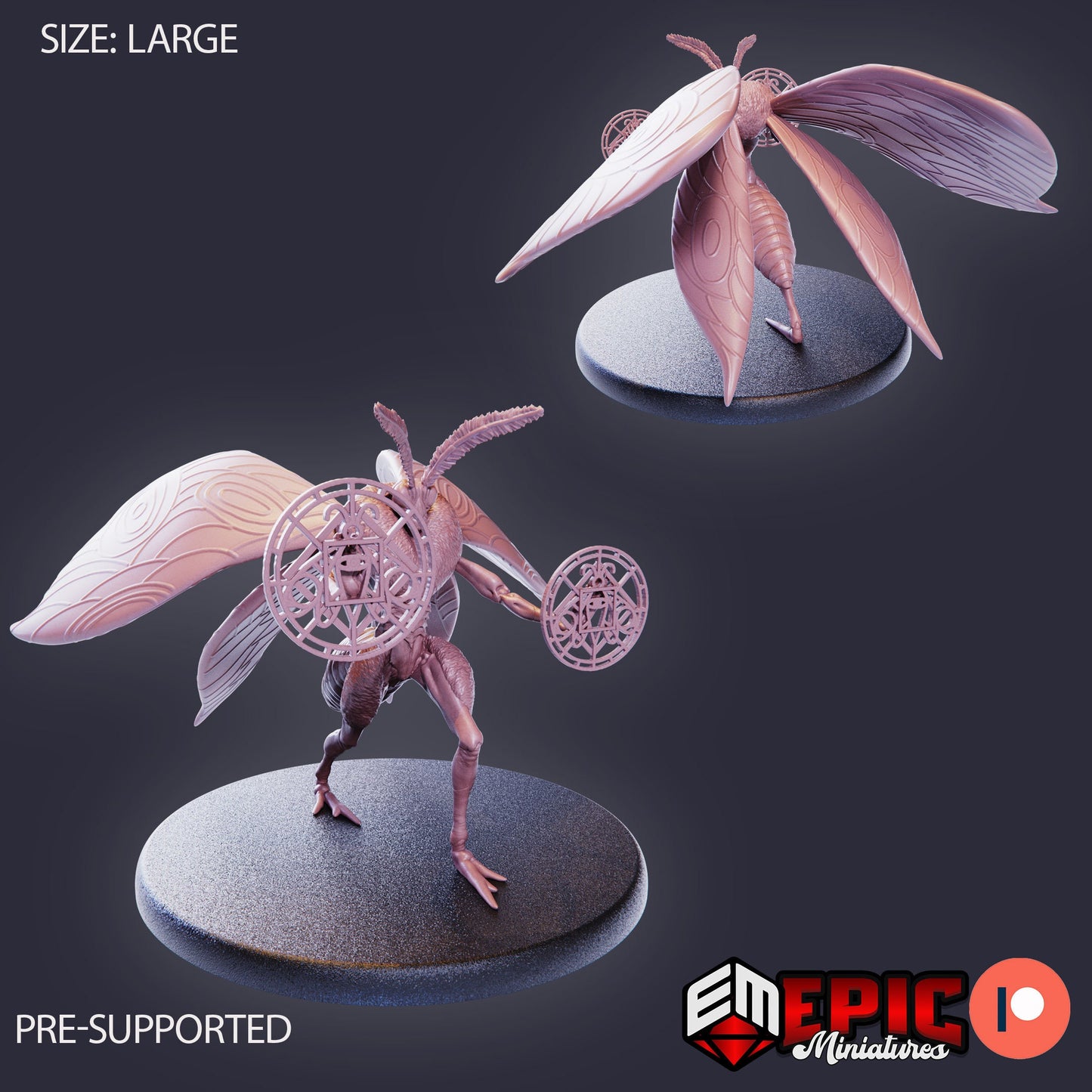 Moth Queen (3 Variants Available) - Epic Miniatures