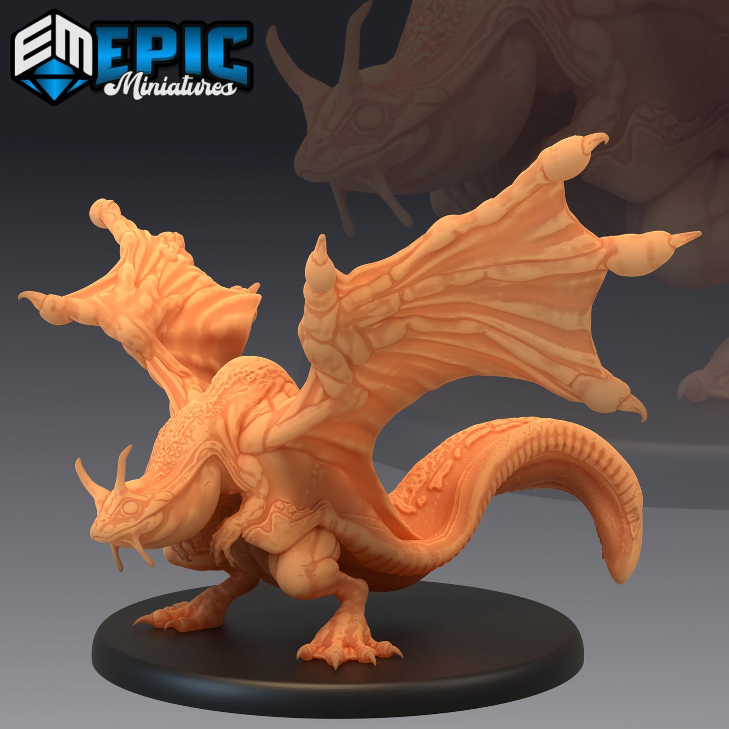 Frog Dragon (3 Variants Available) - Epic Miniatures