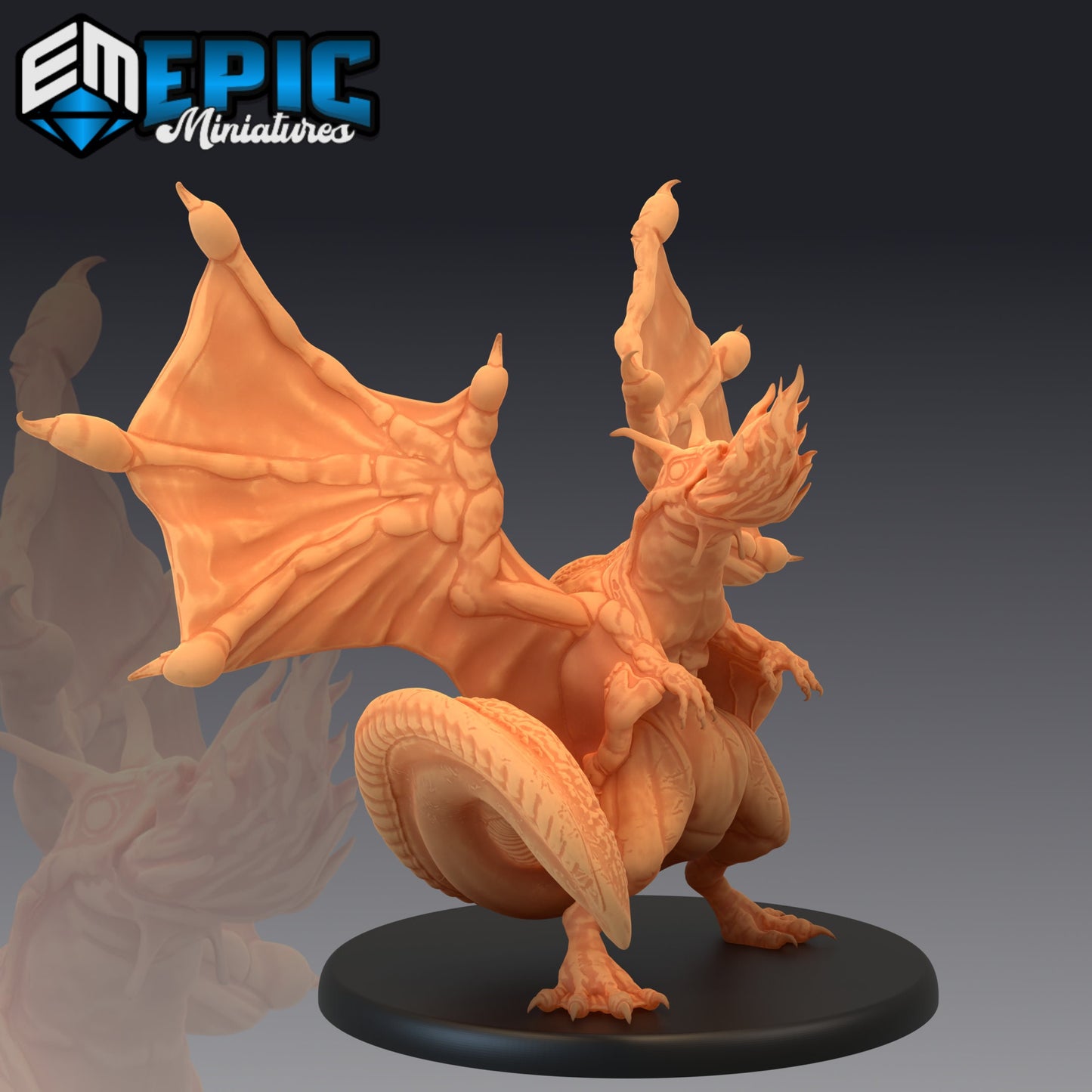 Frog Dragon (3 Variants Available) - Epic Miniatures