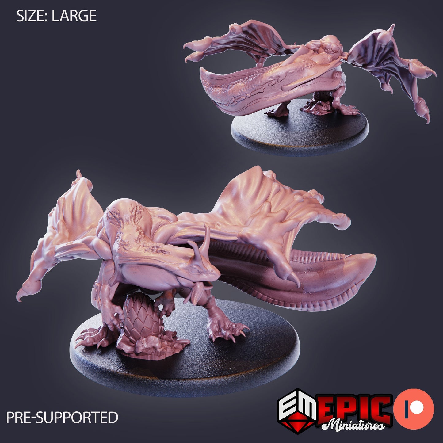 Frog Dragon (3 Variants Available) - Epic Miniatures