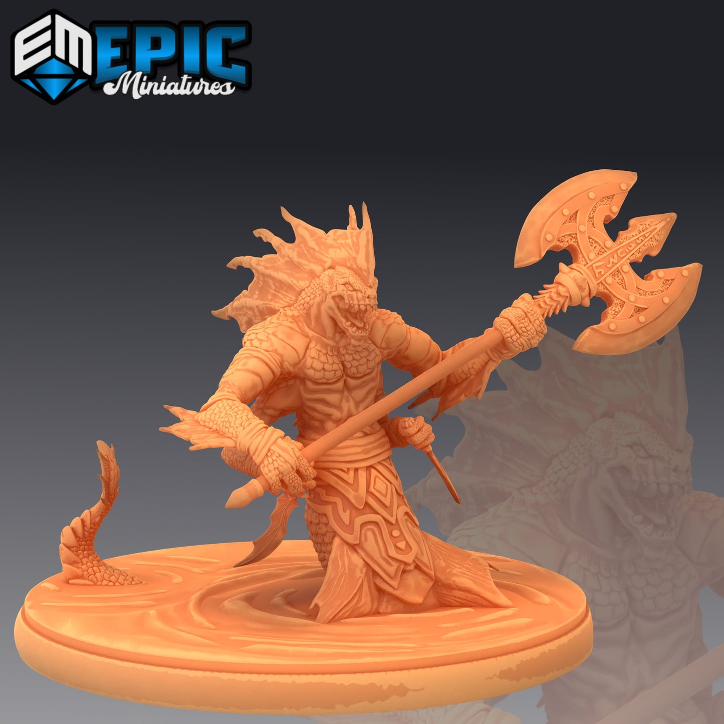 Marsh Naga (3 Variants Available) - Epic Miniatures