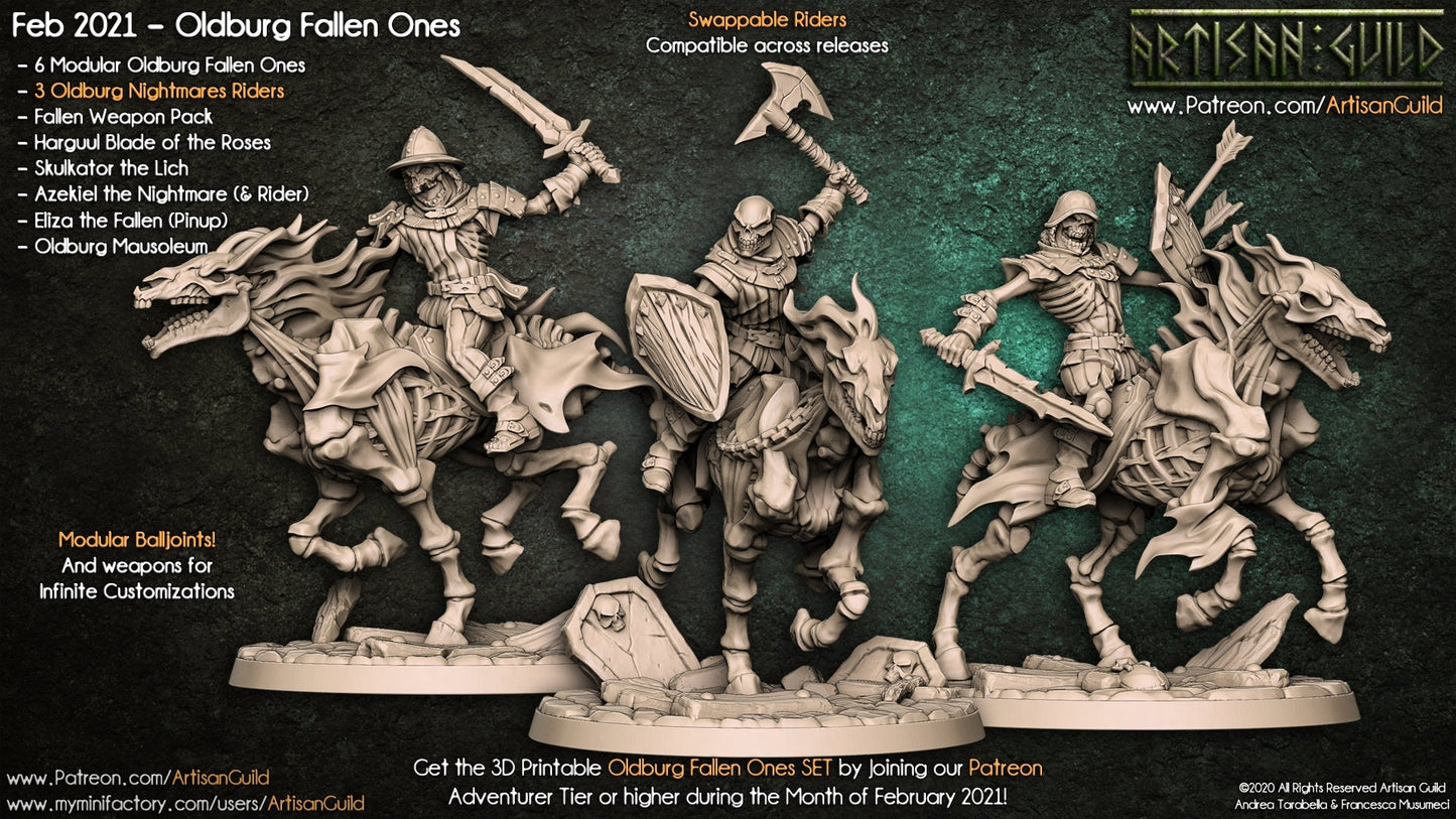 Old-Burg Nightmare Riders (3 Variants Available) - Artisan Guild