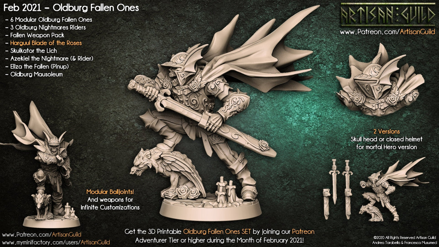 Harguul, Blade of the Roses (2 Variants Available) - Artisan Guild