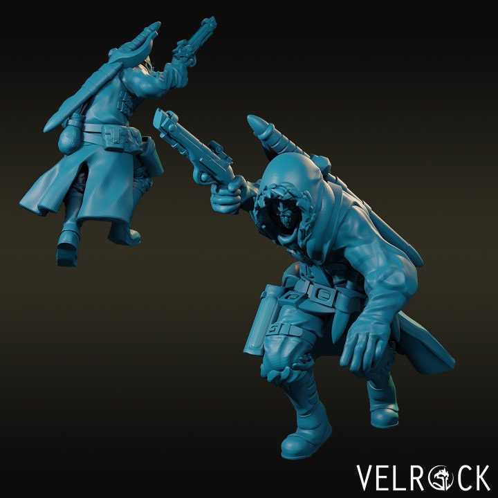 Male Swashbuckler with Repeating Crossbow - Velrock