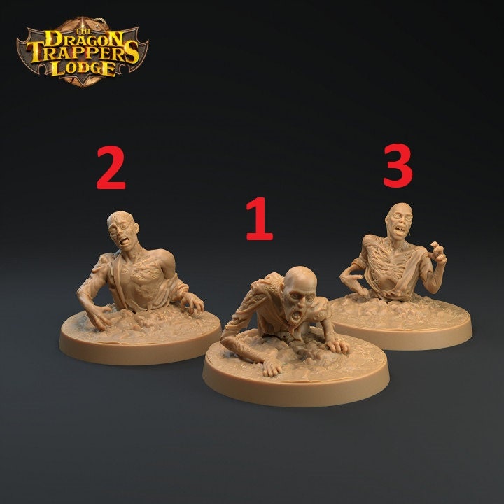 Zombies (3 Variants Available) - Dragon Trapper's Lodge