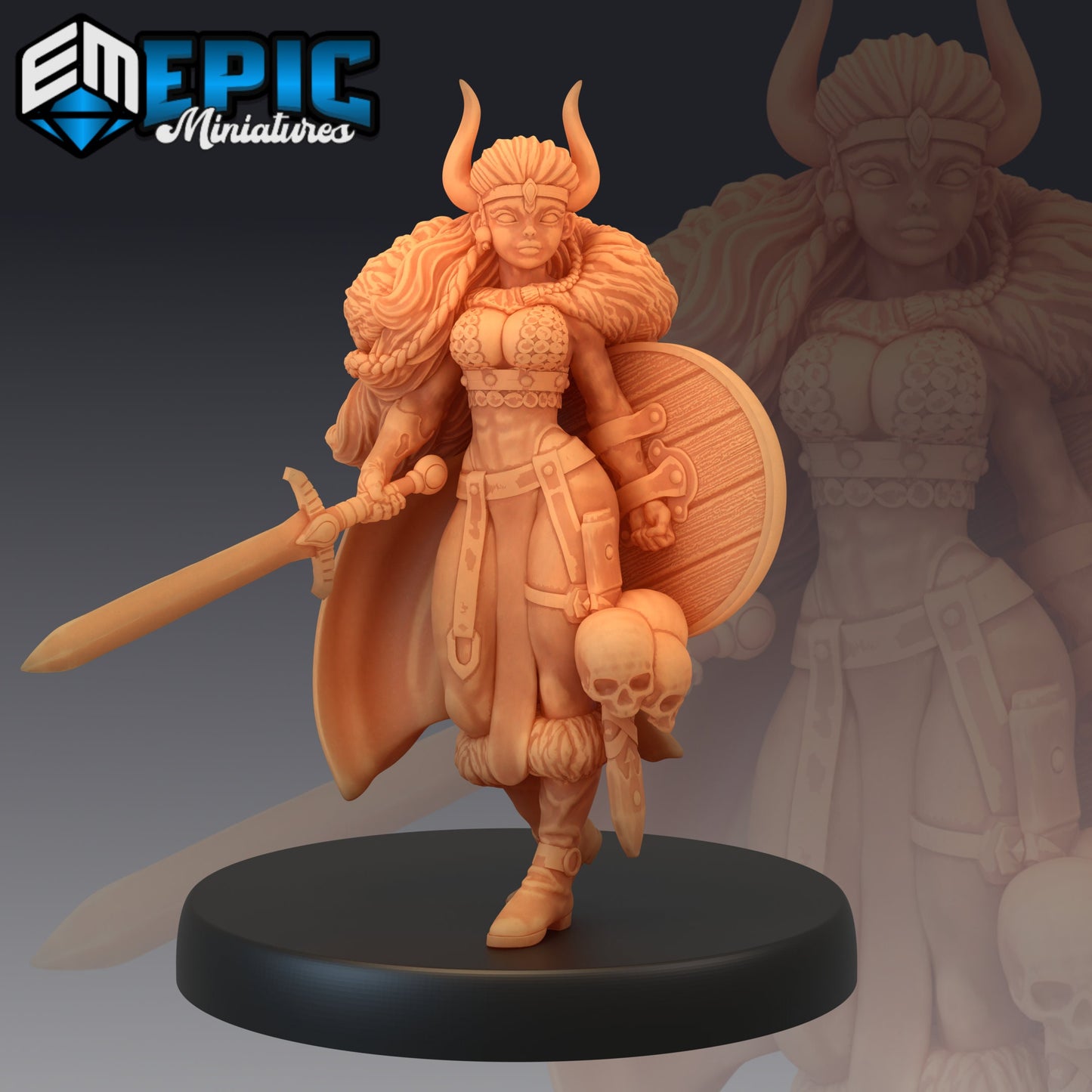 Dwarf Princess (3 Variants Available) - Epic Miniatures