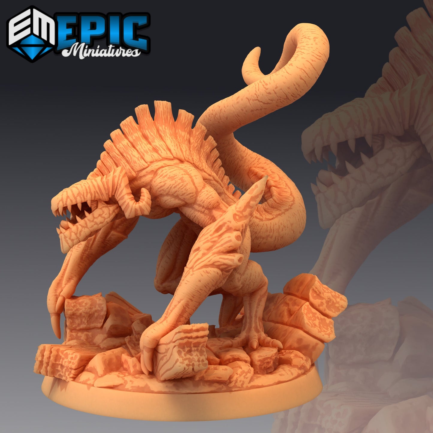 Cave Beast (3 Variants Available) - Epic Miniatures