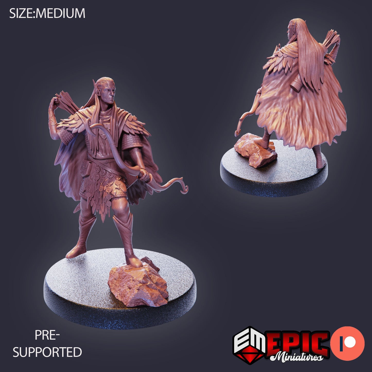 Fey Elf Summer (3 Variants) - Epic Miniatures