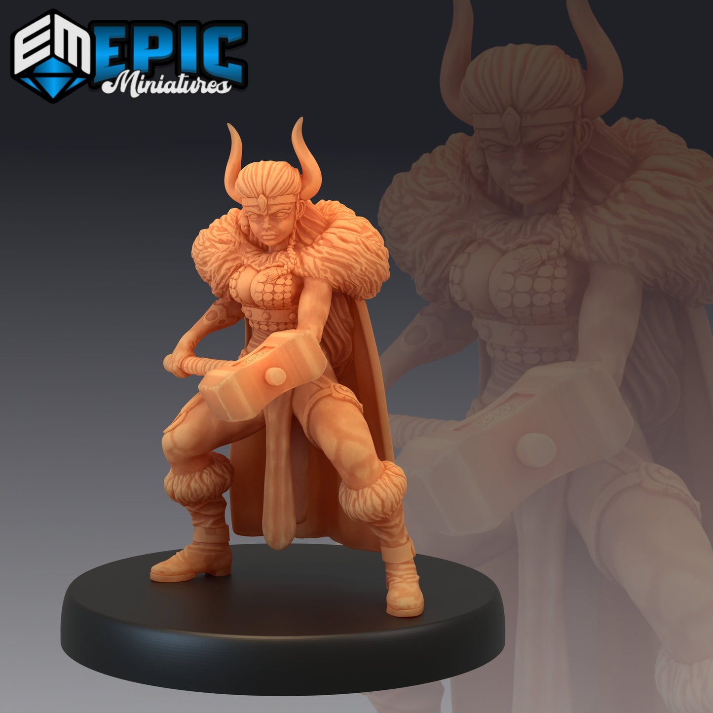 Dwarf Princess (3 Variants Available) - Epic Miniatures
