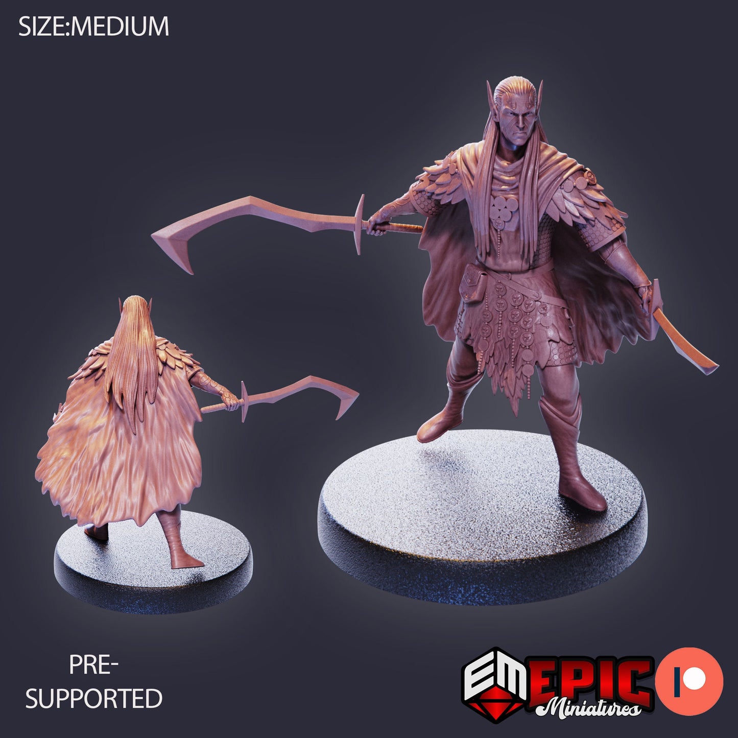 Fey Elf Summer (3 Variants) - Epic Miniatures