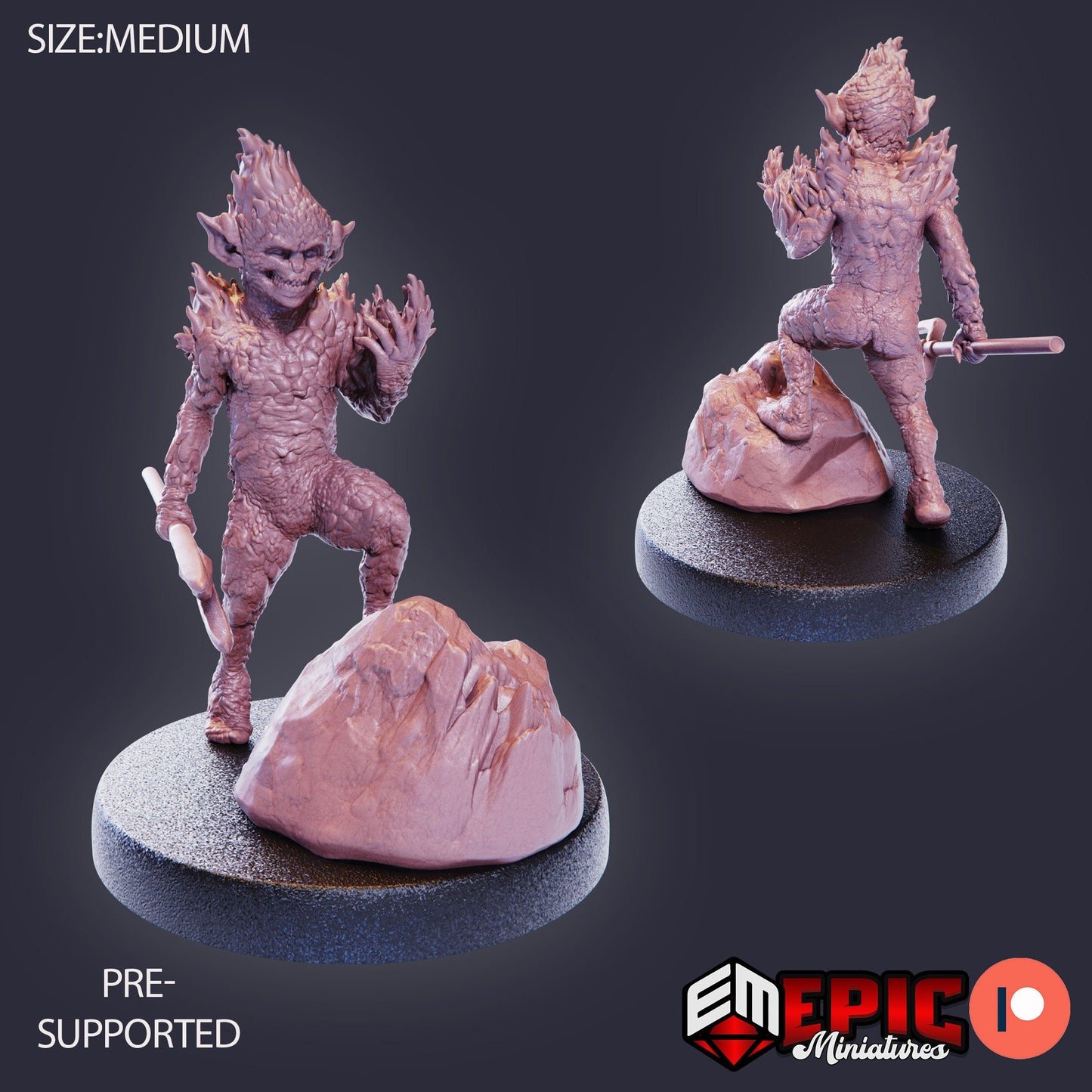 Magmin (3 Variants Available) - Epic Miniatures