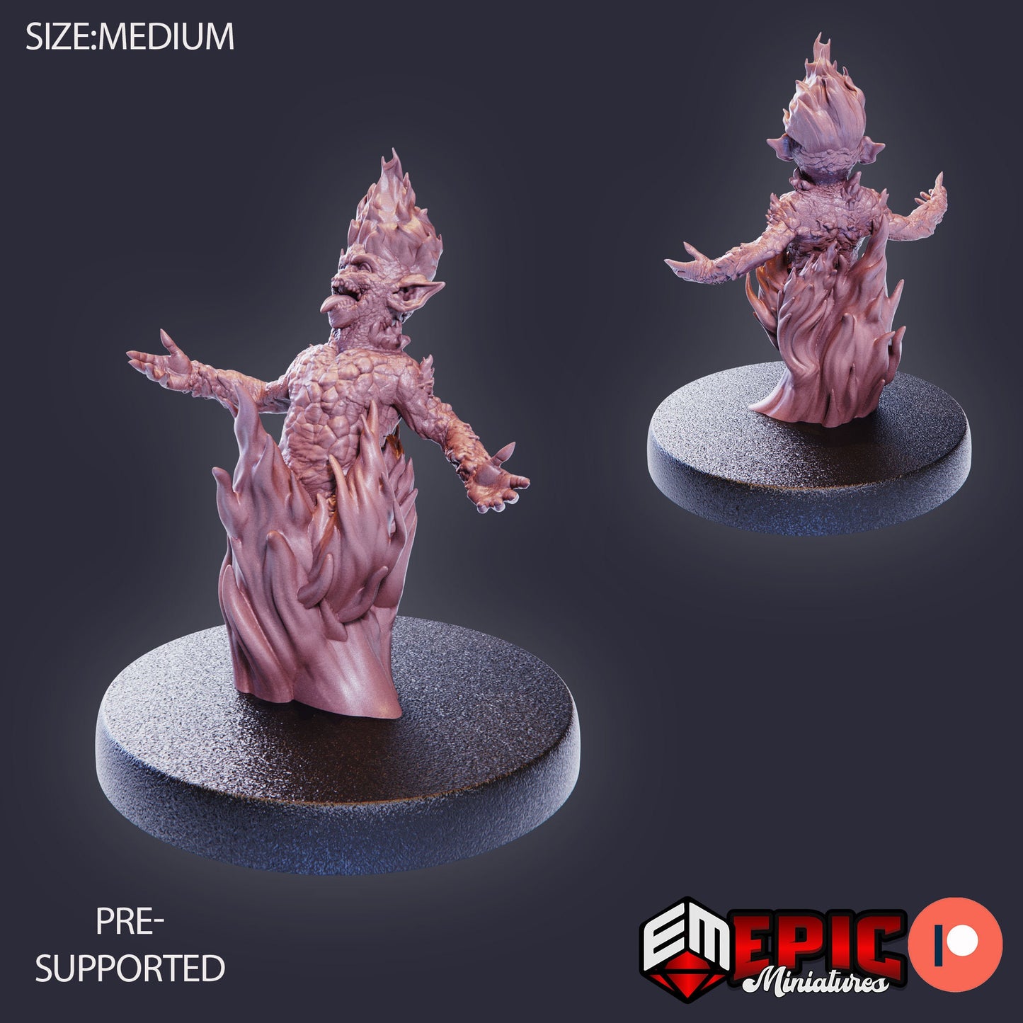 Magmin (3 Variants Available) - Epic Miniatures