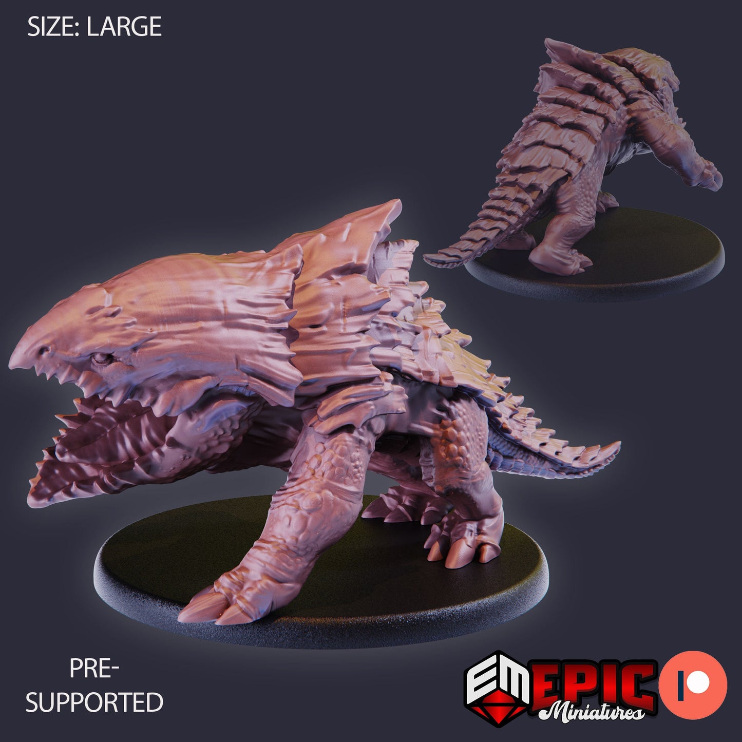 Bulette (5 Variants) - Epic Miniatures