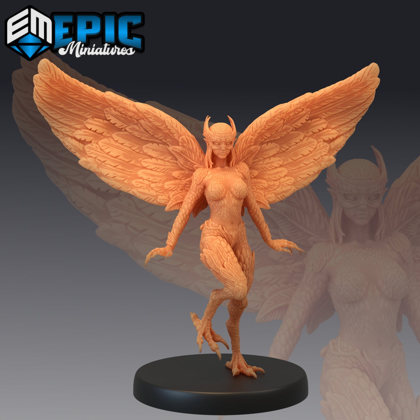 Mountain Harpy (5 Variants) - Epic Miniatures