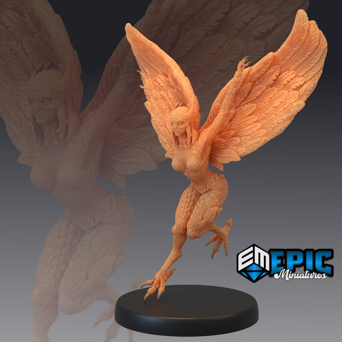 Mountain Harpy (5 Variants) - Epic Miniatures