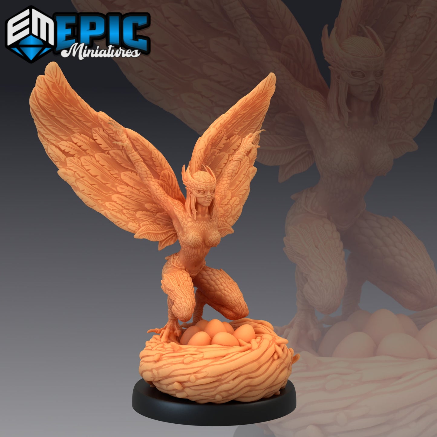 Mountain Harpy (5 Variants) - Epic Miniatures