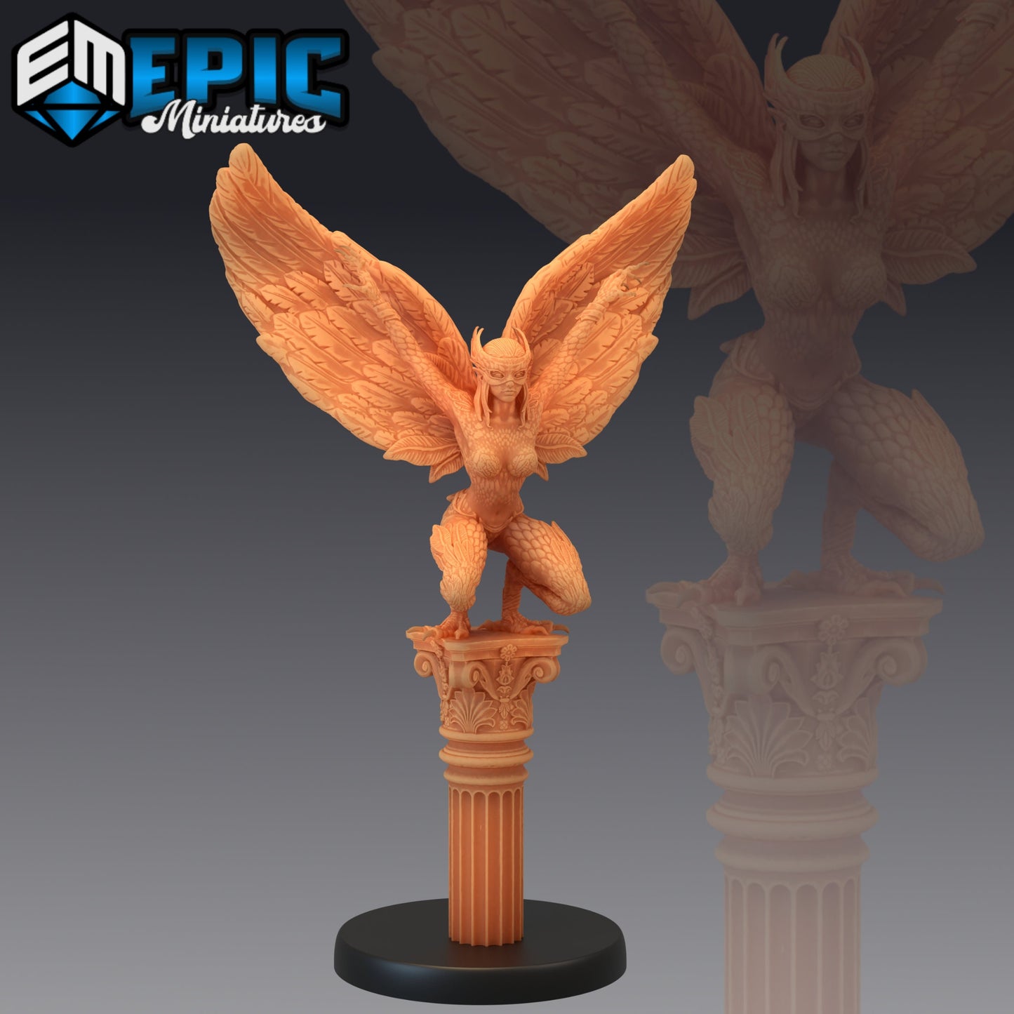 Mountain Harpy (5 Variants) - Epic Miniatures