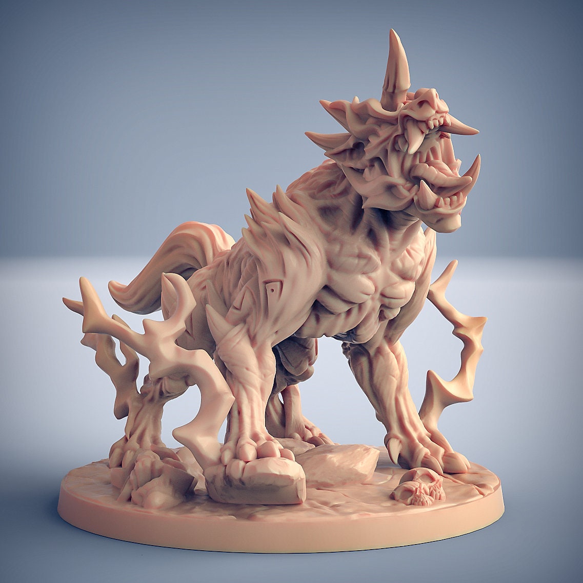 Yoshigruzu riding Warugo the Onibeast (4 Variants Available) - Artisan Guild