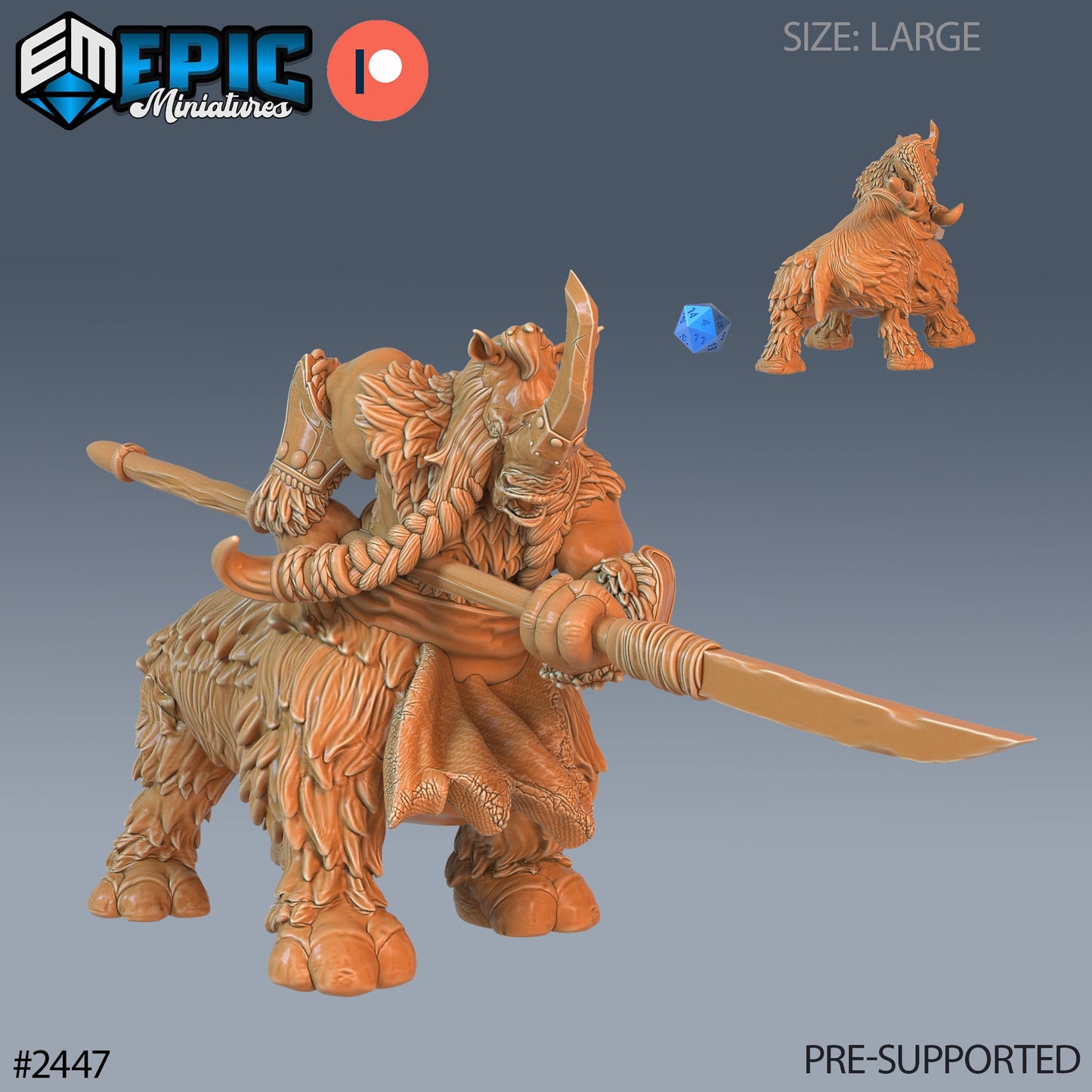 Rhino Centaurs (3 Variants Available) - Epic Miniatures