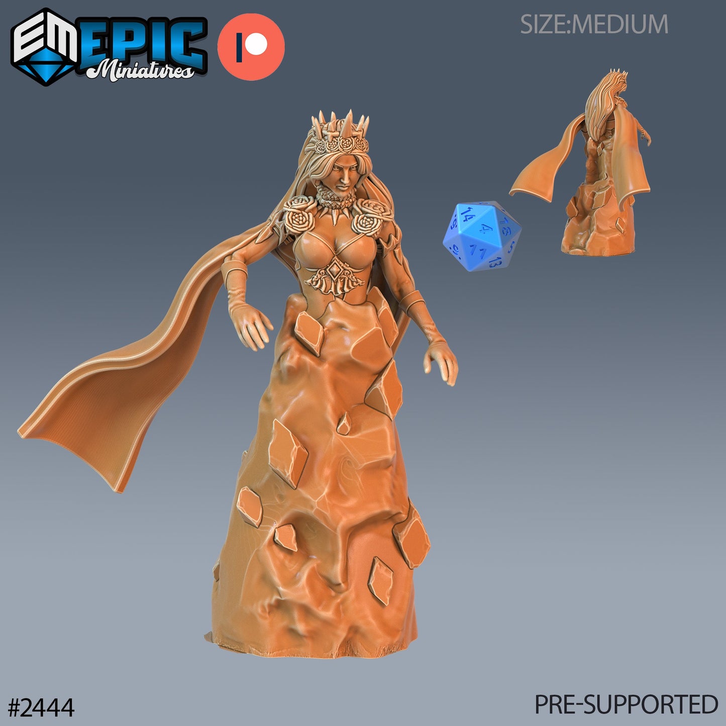 Ice Sorceress (3 Variants Available) - Epic Miniatures