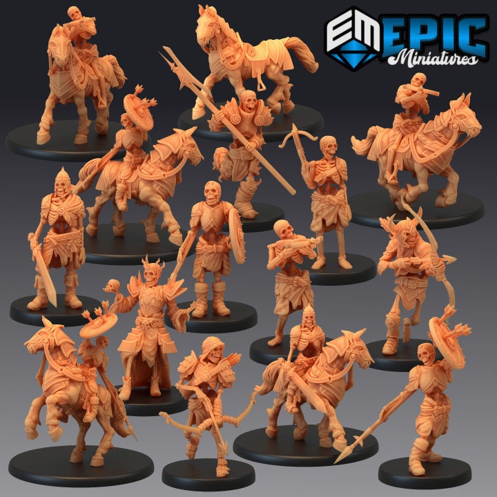 Skeleton Army 1 (9 Variants Available) - Epic Miniatures