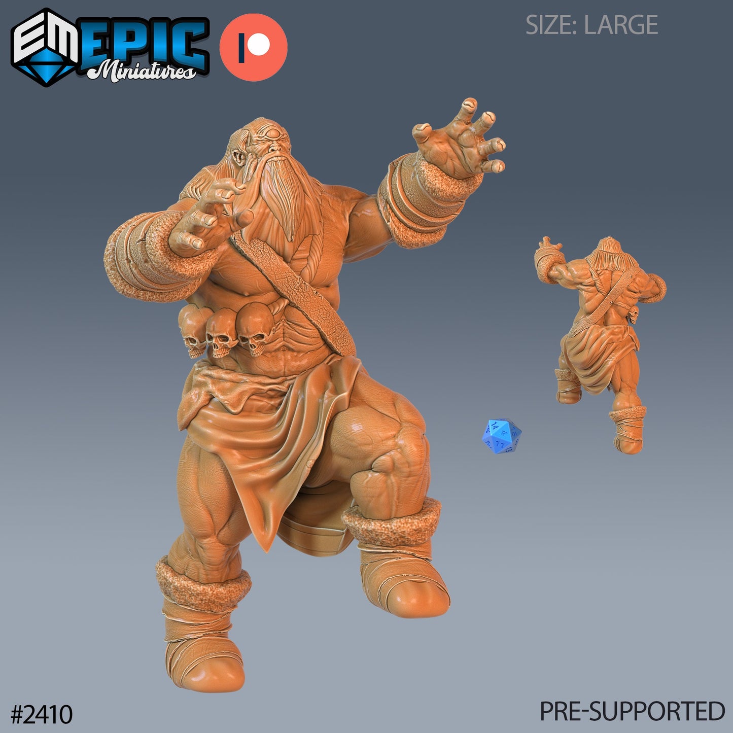 Snow Cyclops (3 Variants Available) - Epic Miniatures