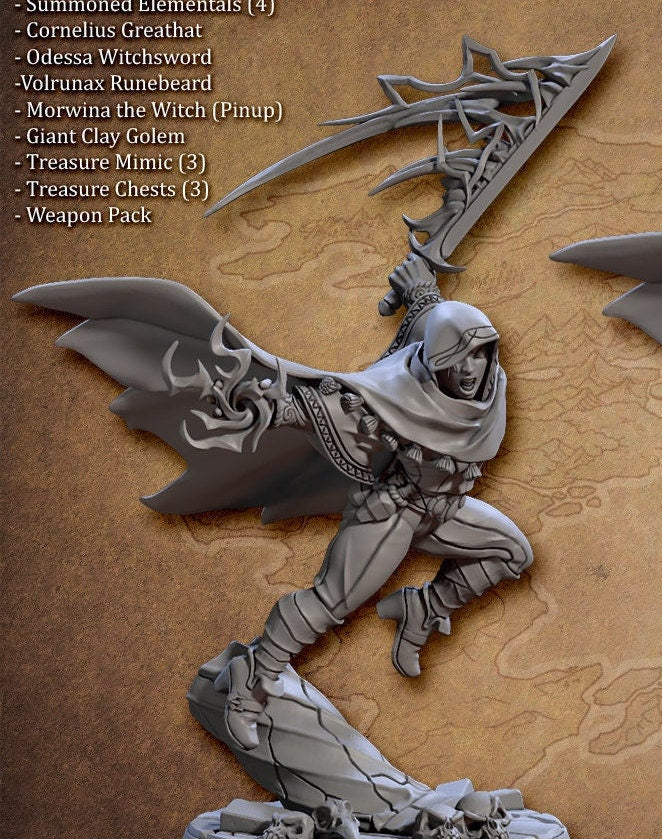 Odessa Witchsword (2 variants available) - Artisan Guild