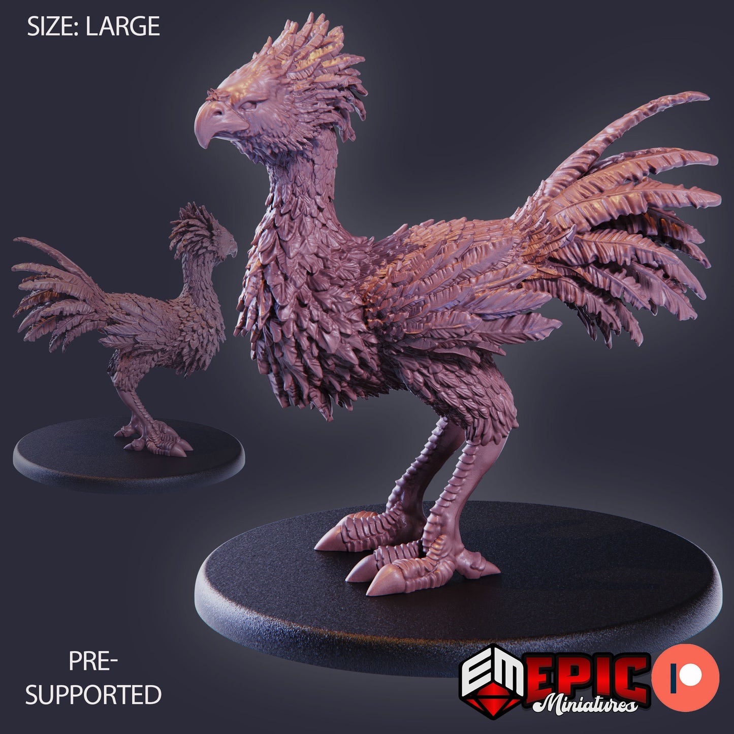 Terror Bird (4 Variants) - Epic Miniatures